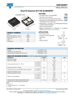 SIZF5302DT 数据手册首页