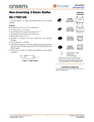 NL17SZ126 datasheet cover page