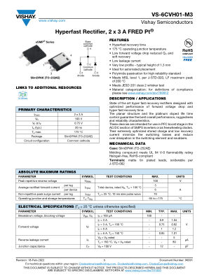 VS-6CVH01-M3 数据手册首页