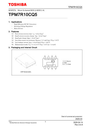 TPM7R10CQ5 datasheet cover page