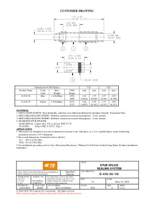 D-436-58 数据手册首页