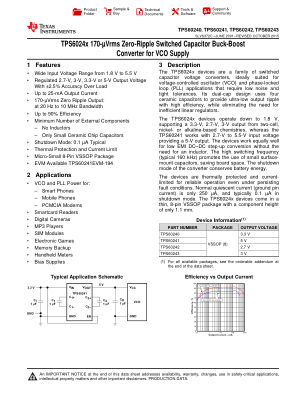 TPS60243 datasheet cover page