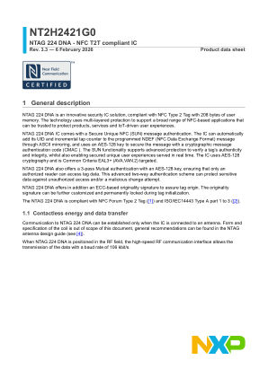 NT2H2421G0 datasheet cover page