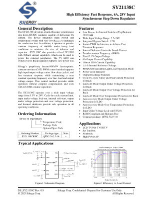 SY21138CRHC datasheet cover page