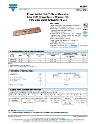 WSBR 数据手册首页