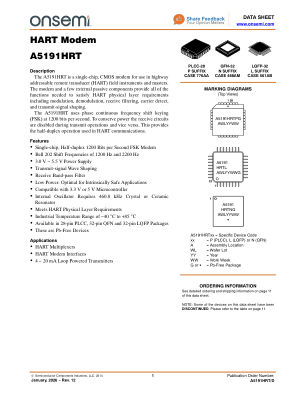 A5191HRT 数据手册首页