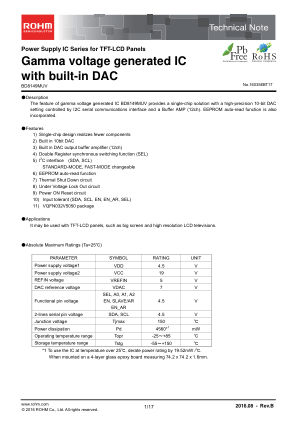 BD8149MUV datasheet cover page