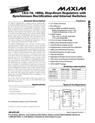 MAX1742-MAX1842 datasheet cover page