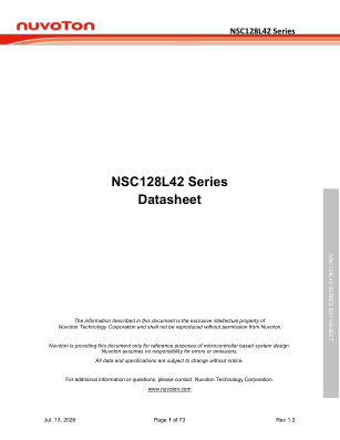 NSC128L42 数据手册首页
