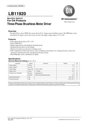 EN7229 datasheet cover page