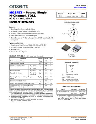 NVBLS1D2N08X 数据手册首页