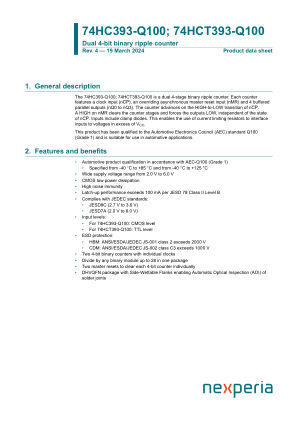 74HC393D-Q100J datasheet cover page