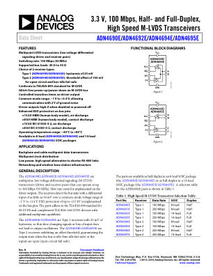 ADN4690E datasheet cover page