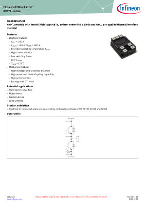 FF1200XTR17T2P5P datasheet cover page