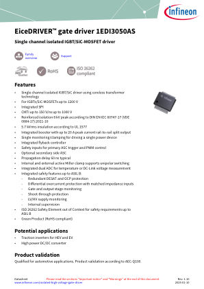 1EDI3050AS datasheet cover page