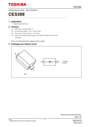 CES388 数据手册首页
