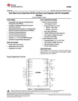 LP3906 datasheet cover page
