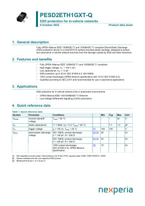 PESD2ETH1GXT-QR datasheet cover page