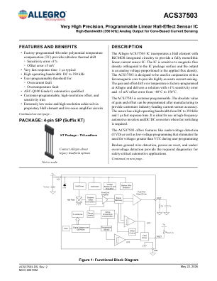 ACS37503 datasheet cover page