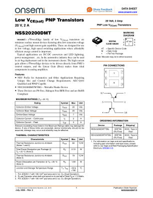 NSS20200DMT 数据手册首页