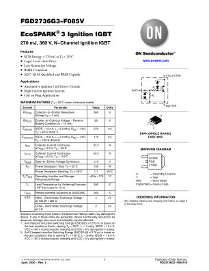 FGD2736G3-F085V datasheet cover page
