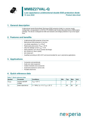 MMBZ27VAL-QVL 数据手册首页