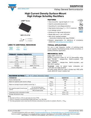 SS25PH102 数据手册首页