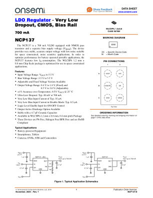 NCP137 数据手册首页