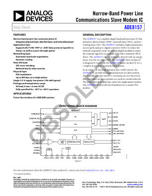 ADE8157 数据手册首页