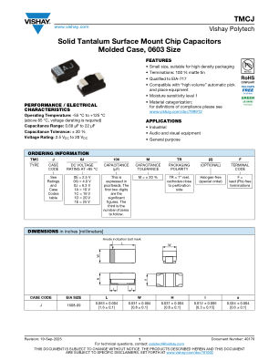 TMCJ datasheet cover page