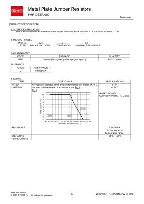 PMR10EZPJ000 数据手册首页