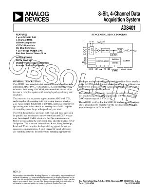 67582124AD8401 datasheet cover page