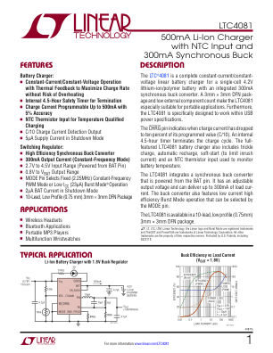 4081FA datasheet cover page
