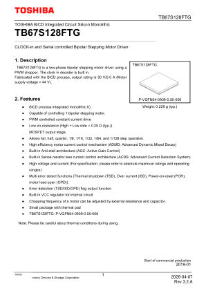 TB67S128FTG datasheet cover page