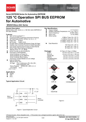 BR25H128NUX-5AC datasheet cover page