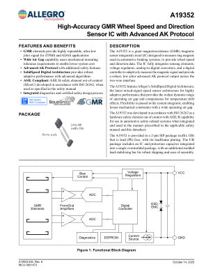 A19352 datasheet cover page