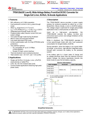 TPS61282D datasheet cover page