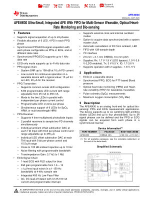 AFE49I30 数据手册首页