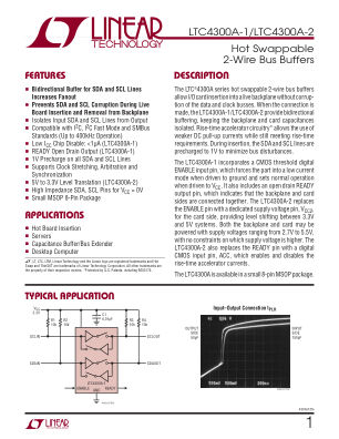 4300A12FA datasheet cover page