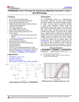 TPS6286A06D datasheet cover page