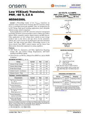 NSS60200L 数据手册首页