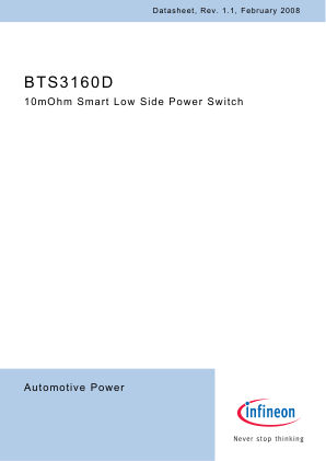 BTS3160D datasheet cover page