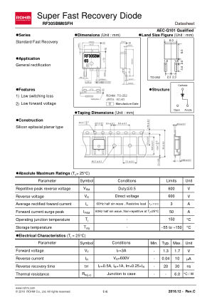 RF305BM6SFH datasheet cover page