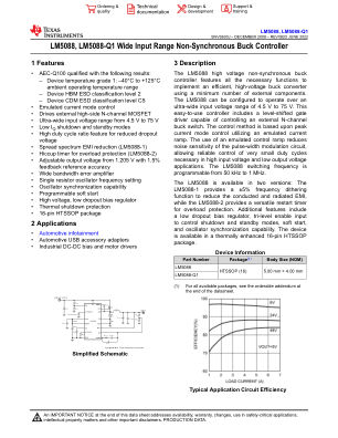 LM5088-Q1 数据手册首页