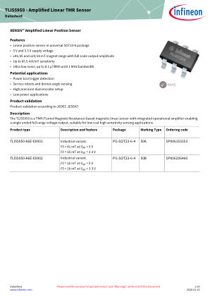 TLI55950 datasheet cover page