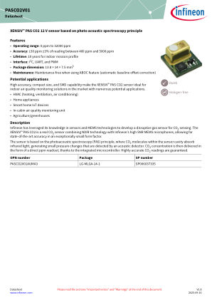 PASCO2V01 数据手册首页