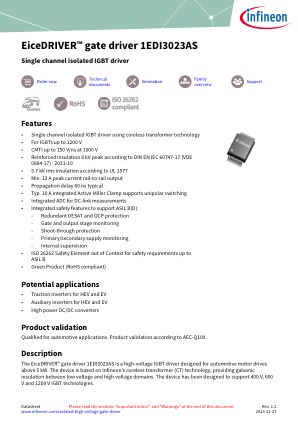 1EDI3023AS datasheet cover page