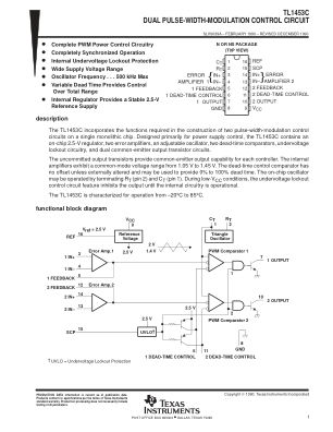TL1453 datasheet cover page