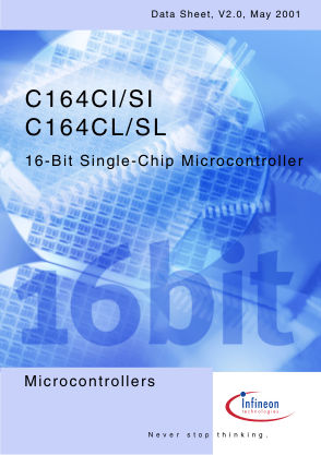 C164CI datasheet cover page