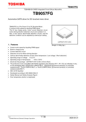 TB9057FG datasheet cover page